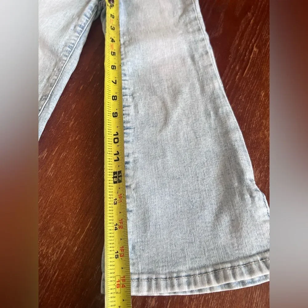 Gap Toddler Girl Casual Cute Lightwash High Waist Denim 70s Flare Pants 5T